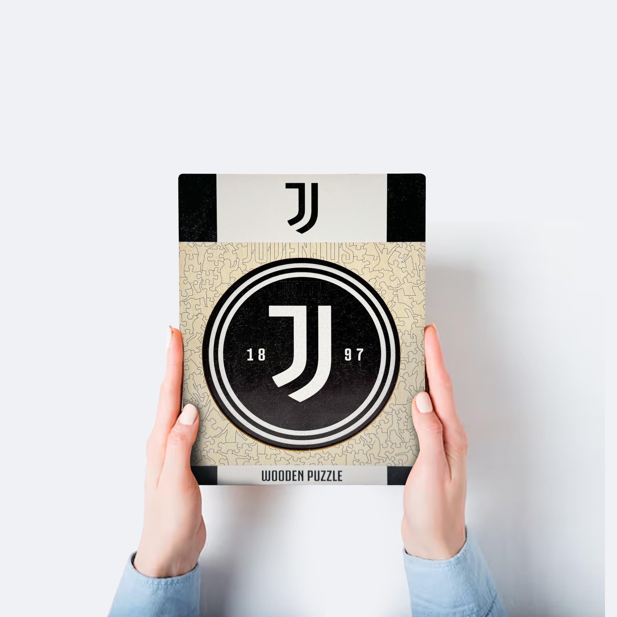 Liverpool Puzzle Iconic FC Inter Milan - Logo With Snake - Wooden Puzzle Size L (500 Pieces) (500 Pieces Iconic Puzzles Football