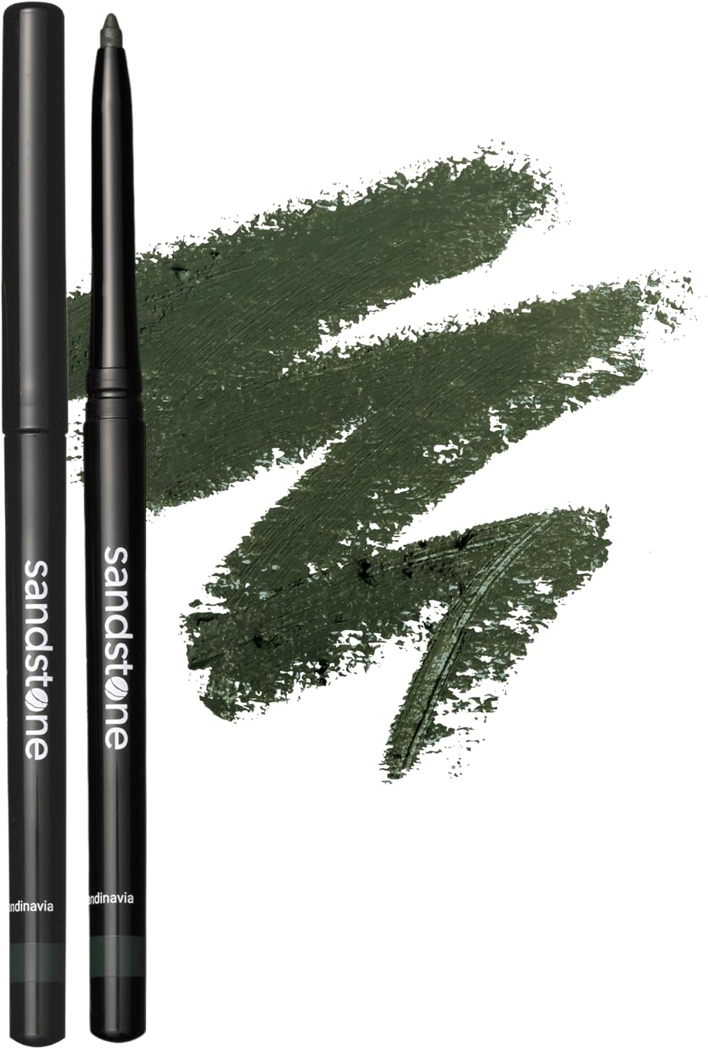 Hypoallergene waterdichte eyeliner, eyeliner voor gevoelige ogen, parfumvrije veganisten en dierproefvrije oogstift (Groen)