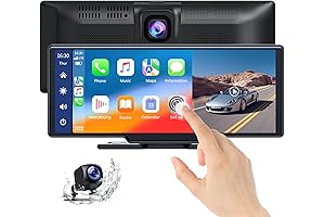 LAMTTO 9 Inch Touch Screen Radio with Apple CarPlay