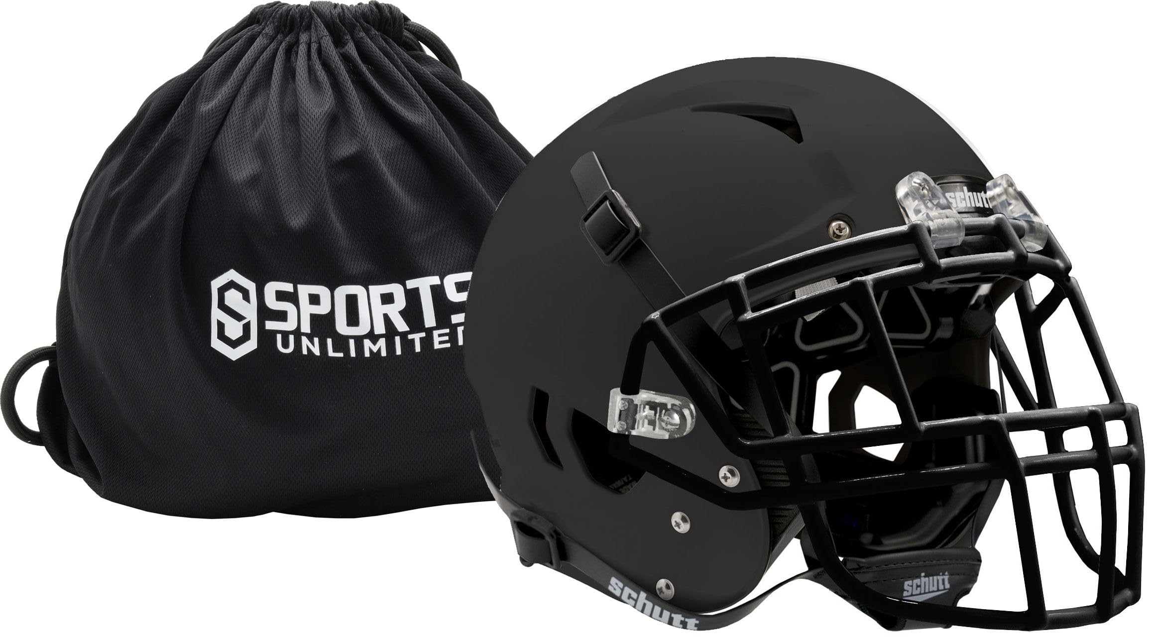 Schutt Vengeance A11 Youth Football Helmet with unattached Facemask and Sports Unlimited Helmet Bag