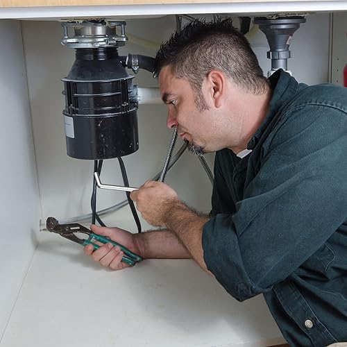 Miniatura 7 de InSinkErator - Juego de 2 llaves de eliminación de basura compatibles con triturador de basura InSinkErator para desatascar/eliminación de basura de