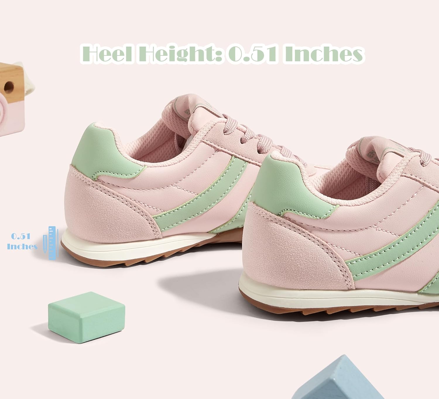 LUCKY STEP Boys Girls Casual Fashion Sneakers Classic Retro Walking Shoes Non Slip Running Trainers for Little Kids - Image 6