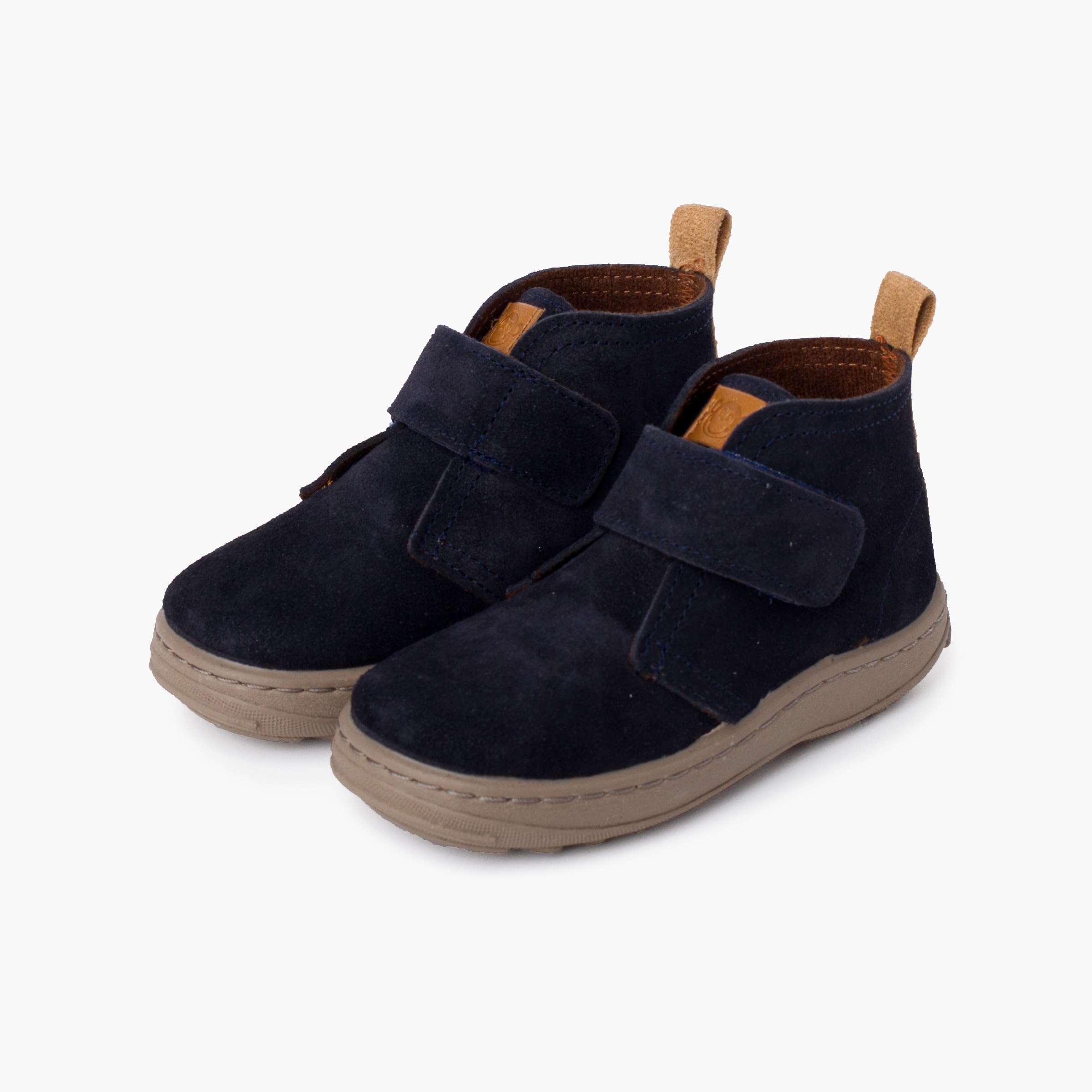 Pisamonas Botas Serraje Niños Suela Sport Tira Adherente