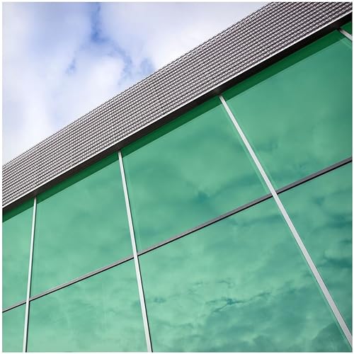 Miniatura 1 de BDF CAGN - Película transparente para ventana, color verde, 12 pulgadas x 25 pies
