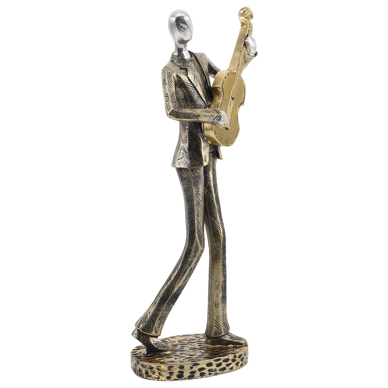 Statue de guitariste en résine le cadeau idéal pour passionné de musique et déco de salon