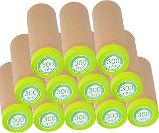 Pre-Taped Masking Paper for Painting - 12 inch x 50 feet Tape and Drape Painters Paper, Paint Adhesive Protective Paper Ro...