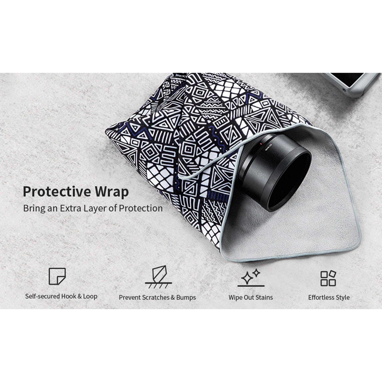 Amazon | Fosnhfjdb(フォスンフジブ)保護カメララップDSLRレンズと  