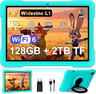 Annuncio sponsorizzato – Tablet 10 Pollici Android con 5G + 2.4G WiFi 6, 20GB RAM + 128GB ROM(TF/2TB), Giochi Educativi So…