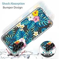 Vista 7 de Funda para Galaxy A13 5G, Samsung A13 5G con protector de pantalla de vidrio templado, suave 360 cuerpo completo, a prueba de golpes, híbrida