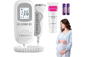 Fetal Doppler Monitor, Easy-to-Operate Pregnancy Heartbeat Bag for New Moms