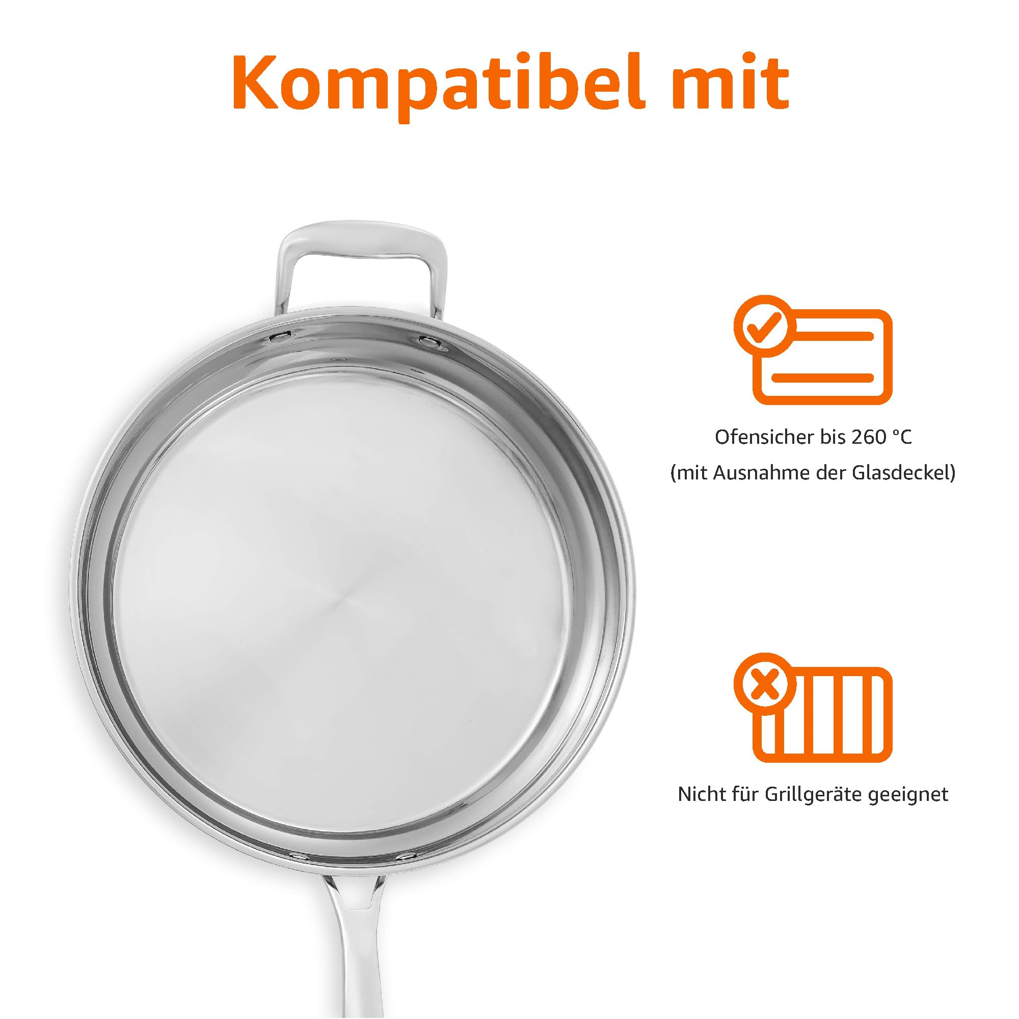 Amazon Basics Kochgeschirr-Set – Bild 3