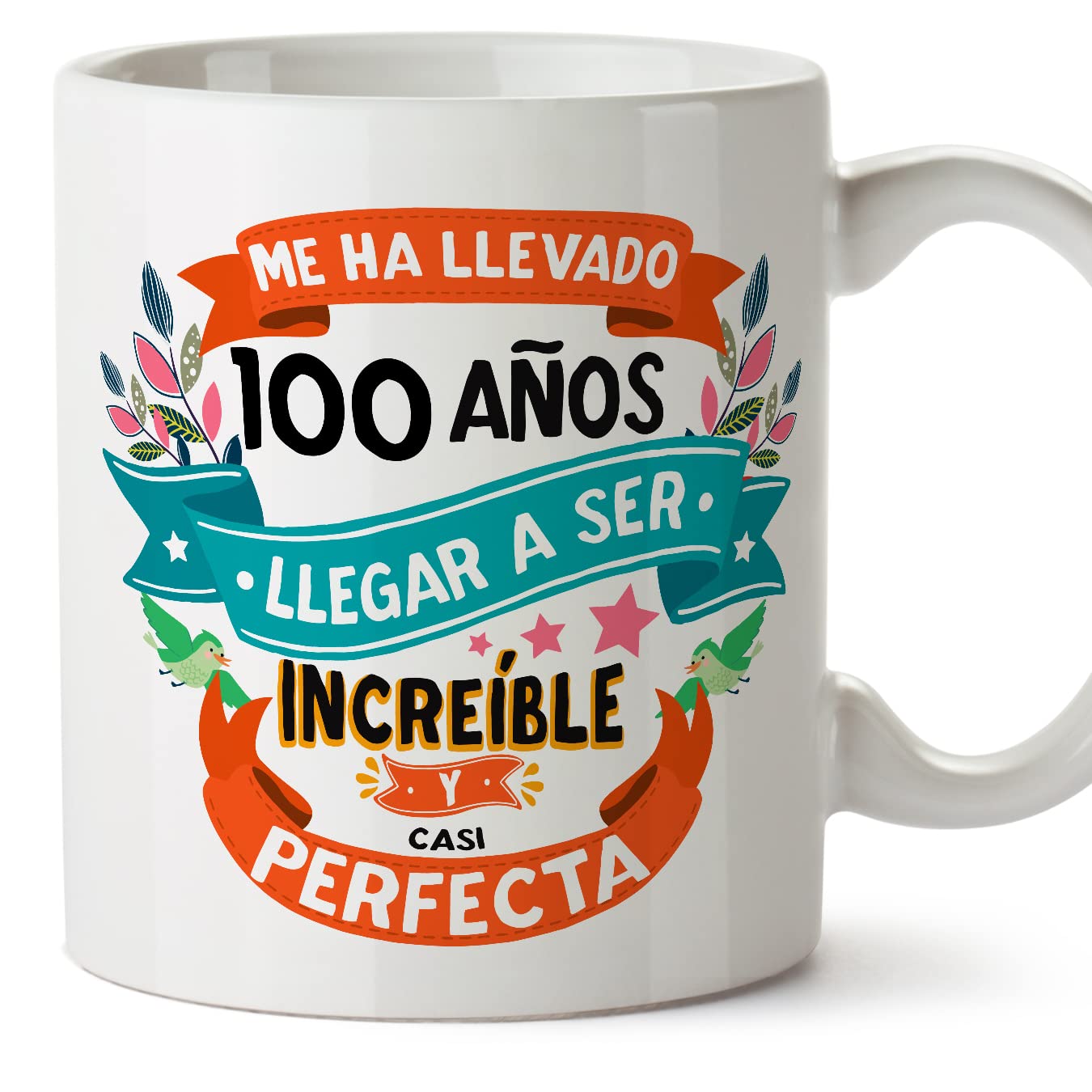MUGFFINS Taza 80 Cumpleaños - "Me ha llevado 80 años llegar a ser increíble y casi perfecto - Regalos Desayuno Feliz Cumpleaños — view 128