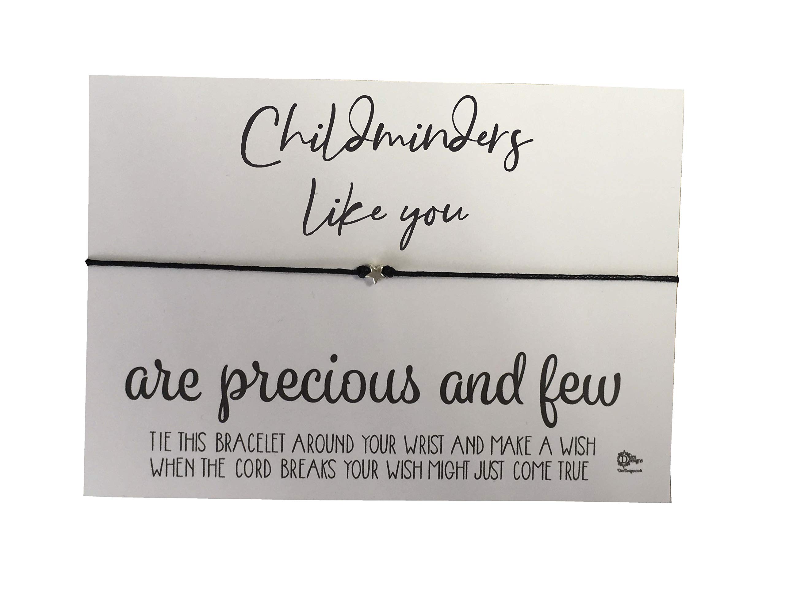 Wish Bracelet - Childminders Like You are Precious and Few DD1058 (White Card)
