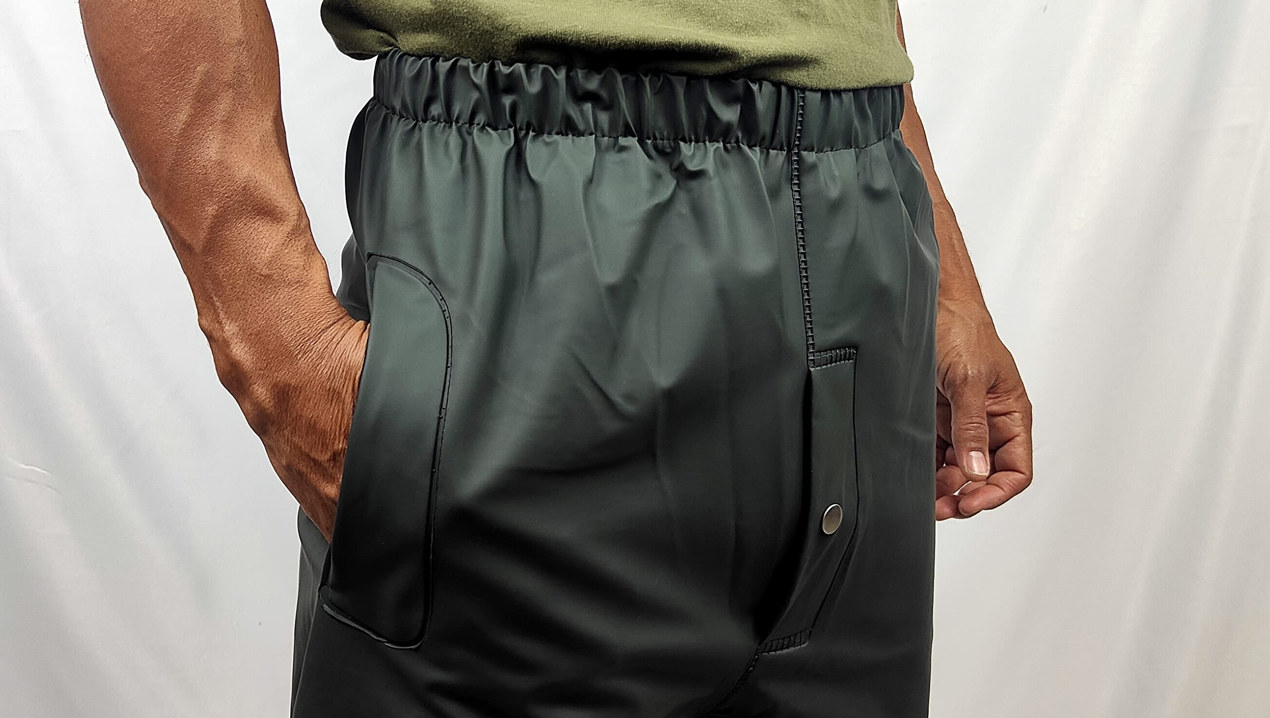 Ensemble pluie veste/pantalon en polyuréthane extra résistant