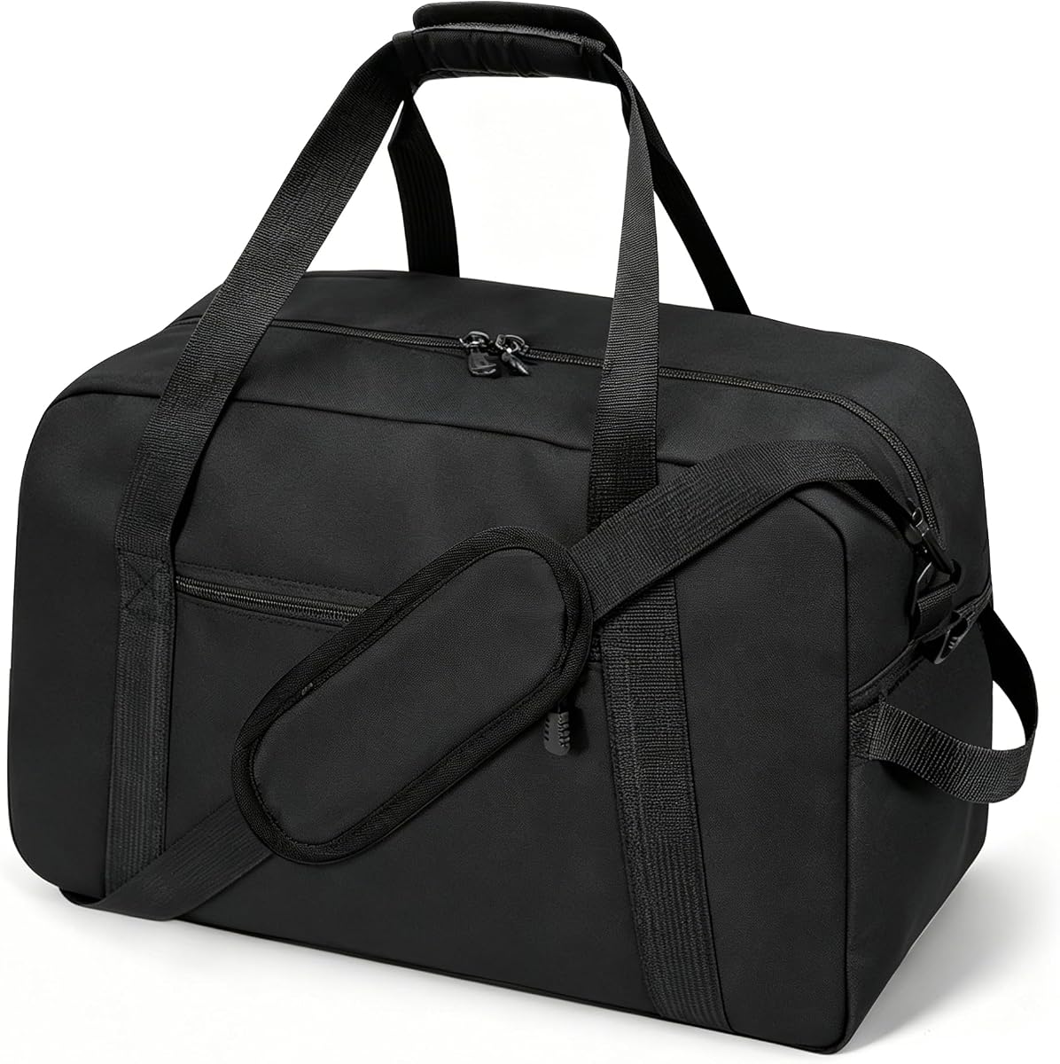 14 inch Small Gym Bag for Women & Men, Mini Duffel Bag for Travel Sports, Sports Bag, Lightweight Carry On Bag -Black