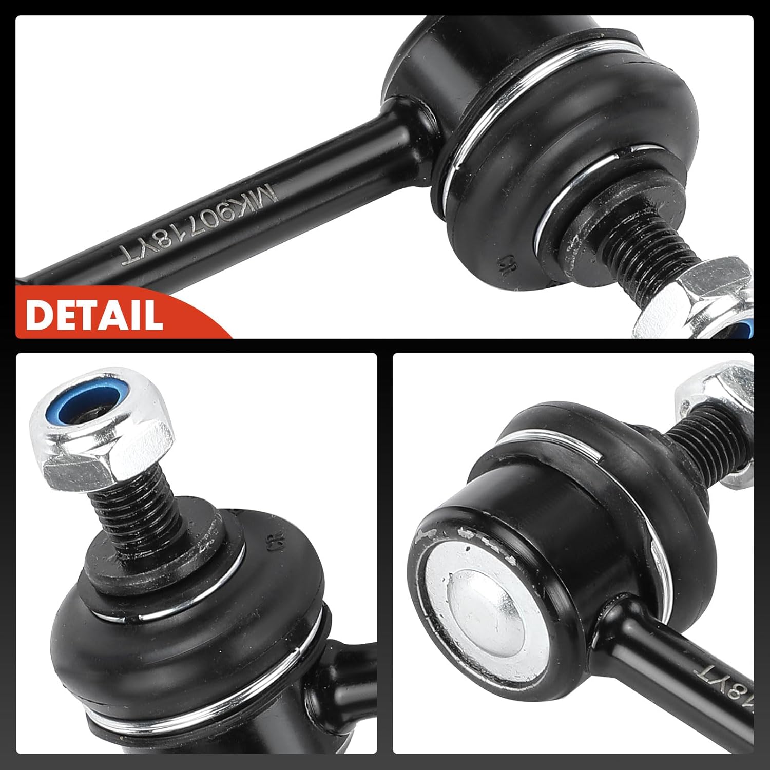 A-Premium 2 x Rear Sway Bar Links Stabilizer Bar Links, Compatible with Toyota Matrix 2003-2013 & Pontiac Vibe 2003-2010