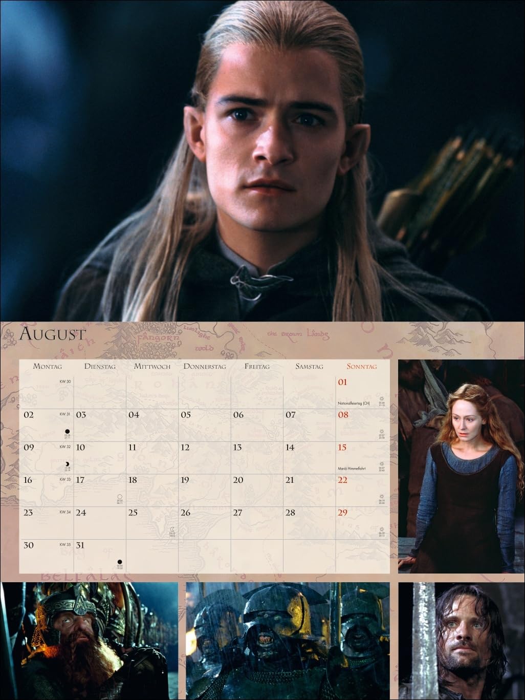 Der Herr der Ringe Broschur XL Kalender 2027: Wandkalender mit fesselnden Filmszenen aus der erfolgreichsten Filmtrilogie. Broschürenkalender 2027 mit Poster zum Heraustrennen.