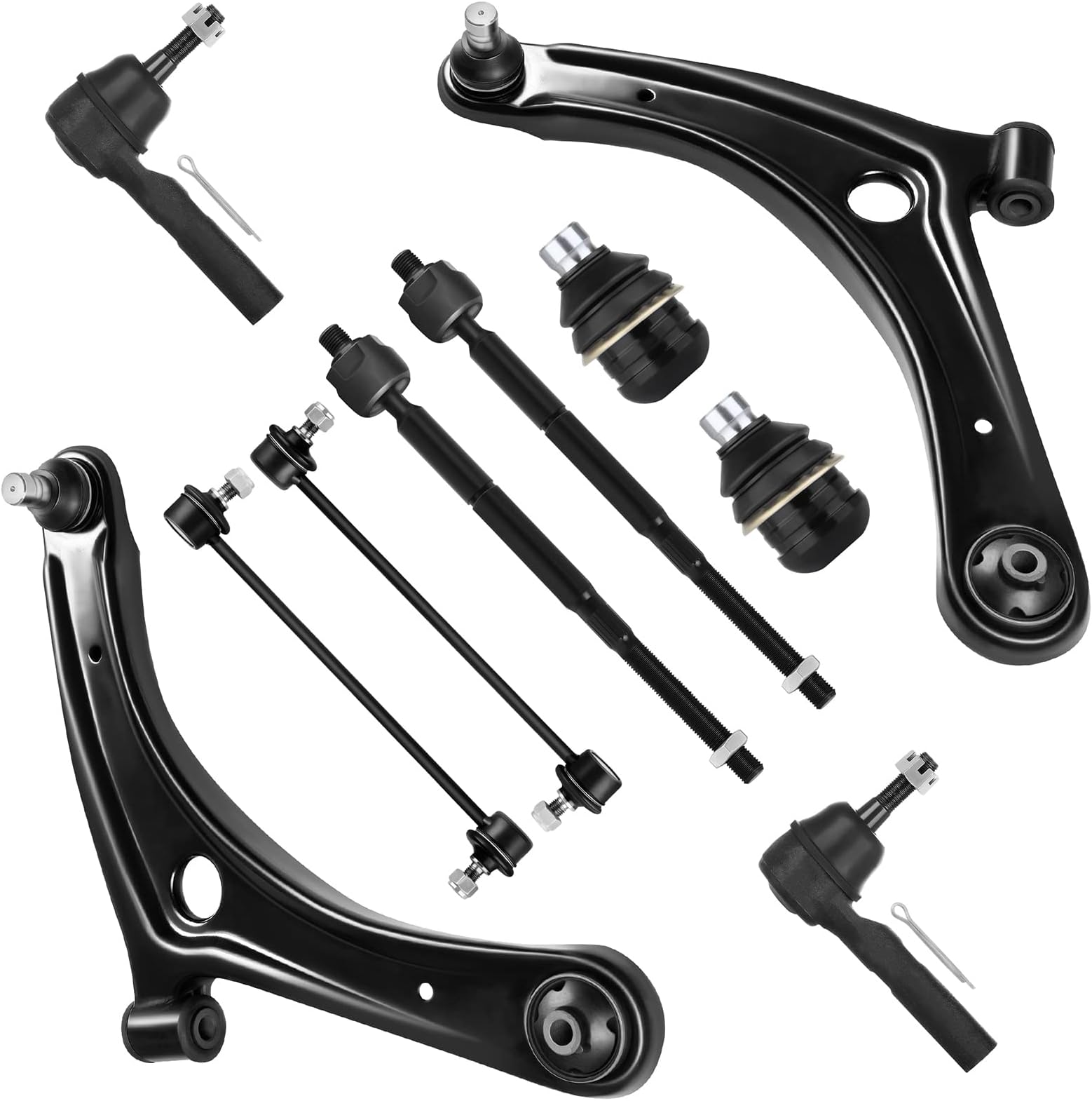ASTARPRO 10pcs Front Suspension Kit Front Lower Control Arm