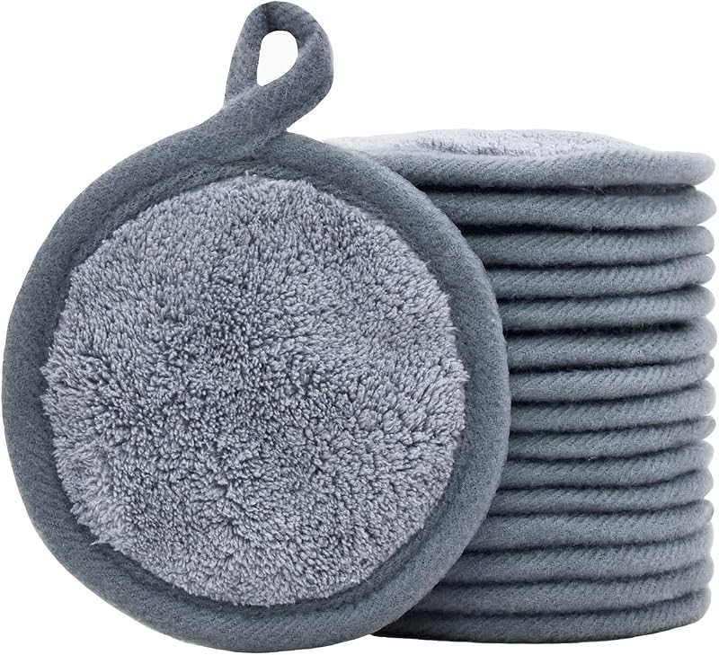 BloomSesame Discos Reutilizáveis de Microfibra para Remoção de Maquiagem