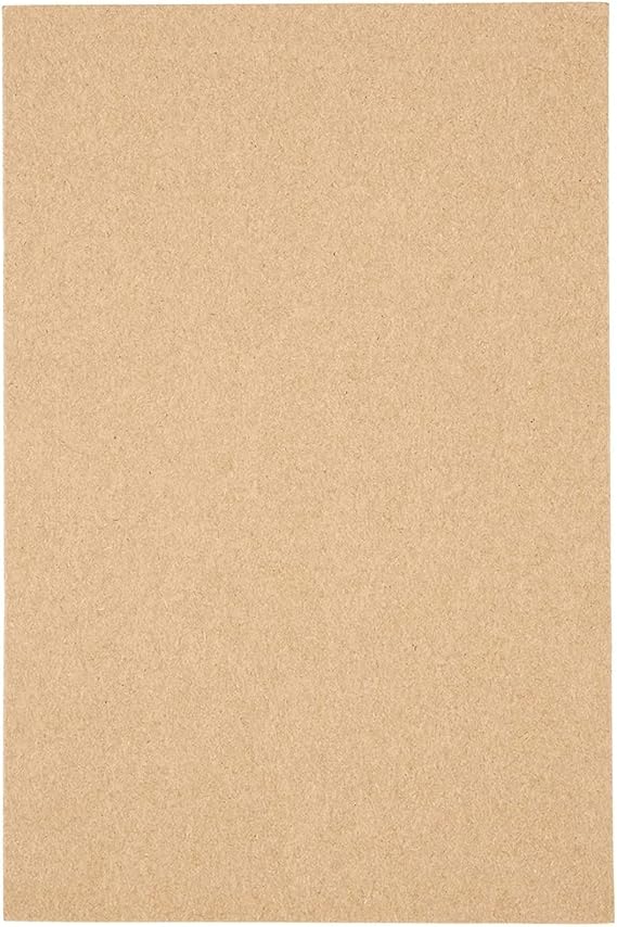 Juvale Corrugated Cardboard Sheets - 6 x 9 in, 2 mm Thick, Brown, Pack of 50 - Book Binding Materials & Thin Cardboard Sheets for Crafts & Mailer Dividers & Backing Board