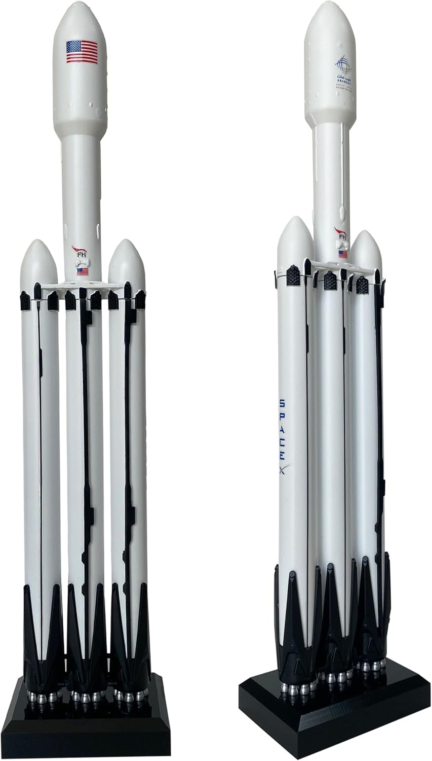 PenJiaKun Space X Falcon Heavy 1/233 Diecast Rocket Model