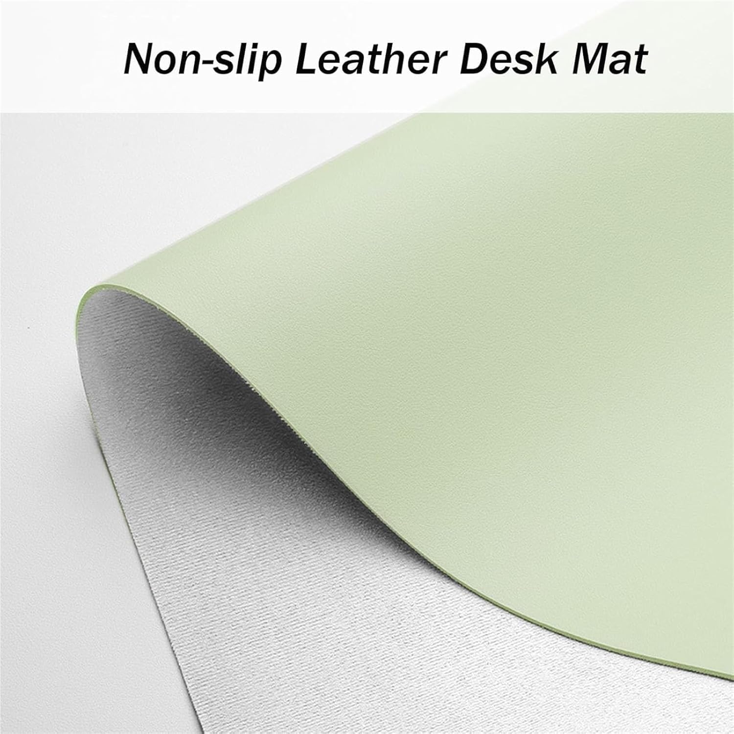 sous-Main De Bureau en Cuir Synthétique Résistant à La Chaleur Et Lavable, Brown, 90x150cm