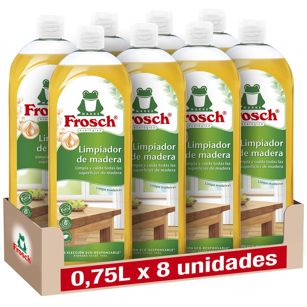 Frosch Limpiador Ecológico de Madera 750ml Spray - Limpieza y Mantenimiento Suelos y Superficies Madera - Fórmula Pino y Naranja - Elimina Manchas Difíciles — view 11