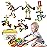 Huaker Building Toys,109 Piece STEM Toys for Kids Ages 3 4 5 6 7 8 9 10 11 12 Years Old Boys and Girls Christmas Birthday Gifts Children Building Blocks Creative and Educational Kids Toys Projects