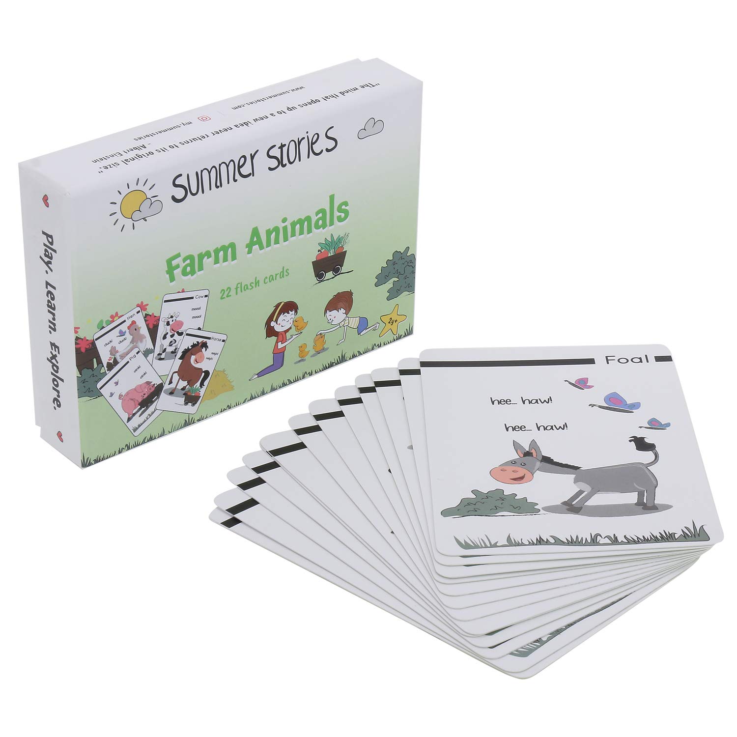 Summer Stories Farm Animals Flash Cards | Learning Cards (Age Group: 1-4 Years) (B08V9GFFGZ) Amazon Price History, Amazon Price Tracker