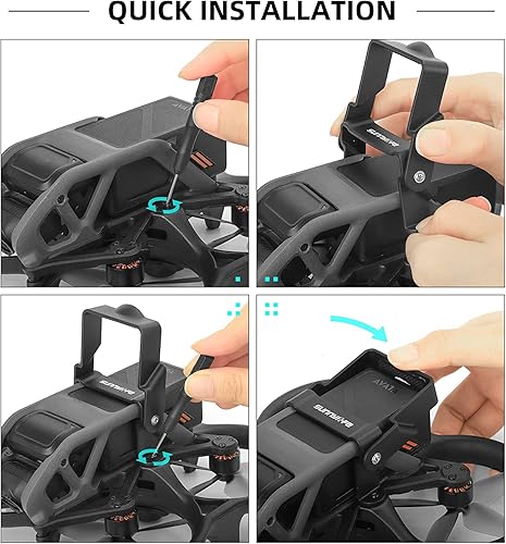 Miniatura 6 de Hebilla antiliberación de batería  Cerradura de seguridad de batería plegable  Protector de hebilla para DJI Avata - Equipo de Drone Valley