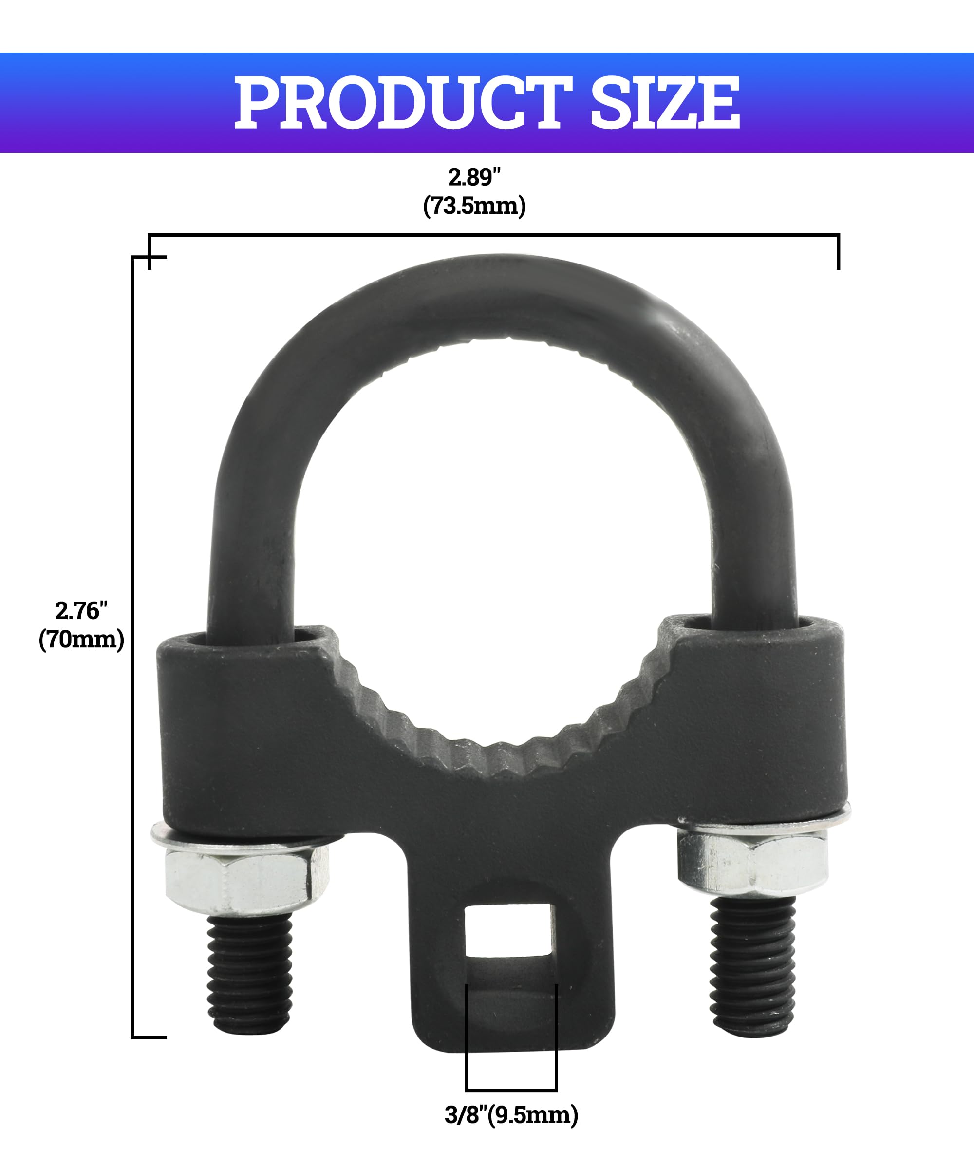 Flaconi Auto Meccanica Interna Tirante Strumento,Utensile Per Rimozione e Montaggio Del Tirante Interno,i3/8" Interno Tirante Rimozione Strumento Set,Adatto per L'uso Su una Varietà di Modelli di Auto