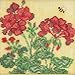 Geranium Beaded Counted Cross Stitch Kit Mill Hill 2018 Buttons Beads Spring MH141816