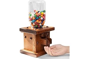 Wooden Candy Dispenser - Amish-Made Countertop Skittles Dispenser
