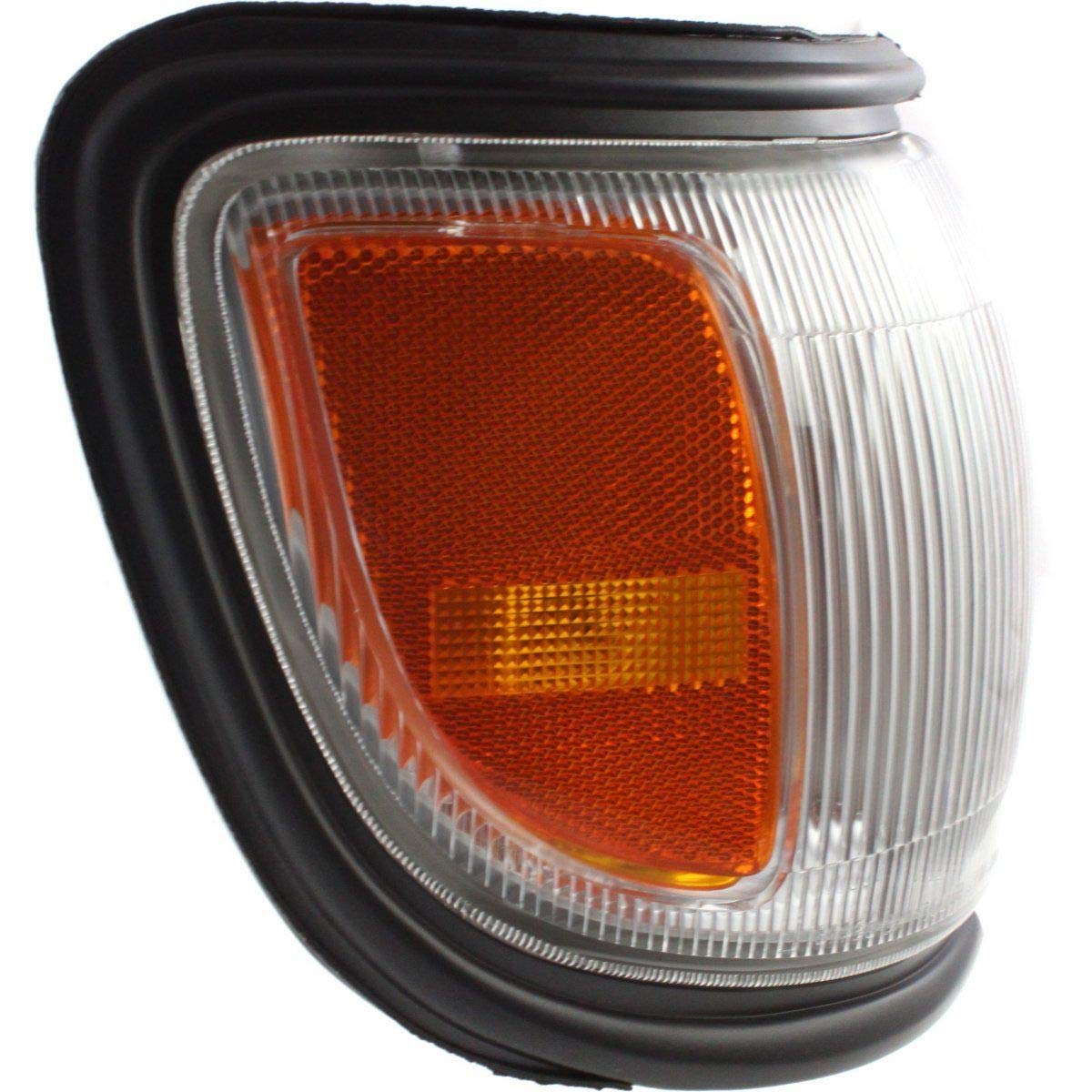 FITRITE AUTO PARTS New Front Right Passenger Side Corner Lamp Assembly For 1996-1999 Nissan Pathfinder, With Black Trim NI2551130 261100W026