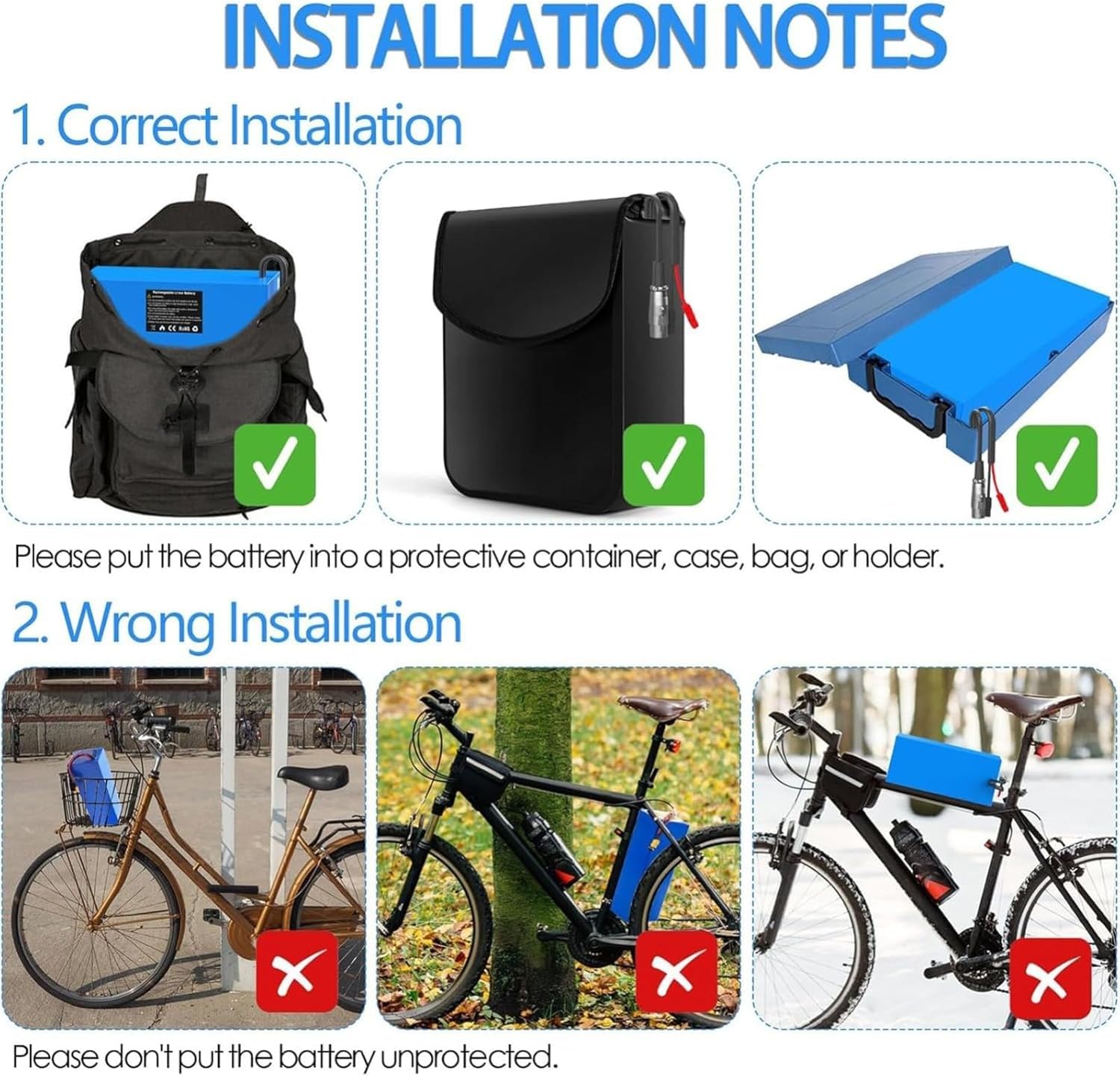 Batteria al Litio da 36 V 9 Ah per Monopattino Elettrico e Bicicletta elettrica, Caricabatterie Incluso. XT60+DC