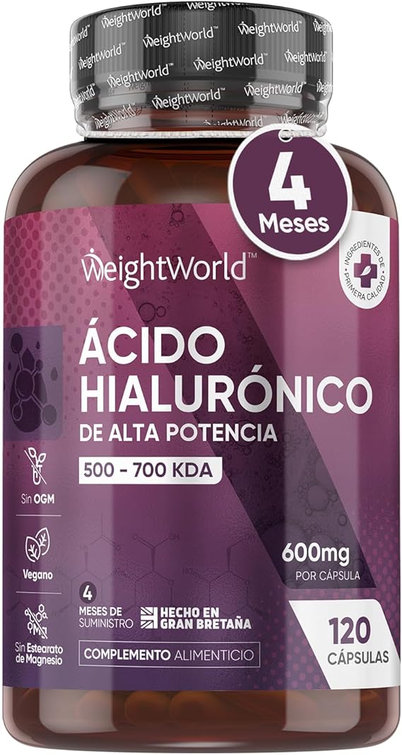 Ácido hialurónico mercadona: 4 propiedades dermatológicas Ácido Hialurónico-WeightWorld