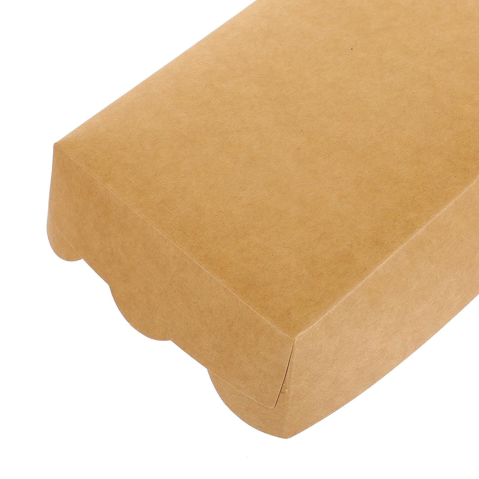 Mikikit Caja de Papel a Prueba de Aceite 100 Piezas Kraft para Comida | Contacto Directo Alimentos, Seguro y Saludable, Apto para Microondas, para Palomitas y Tartas