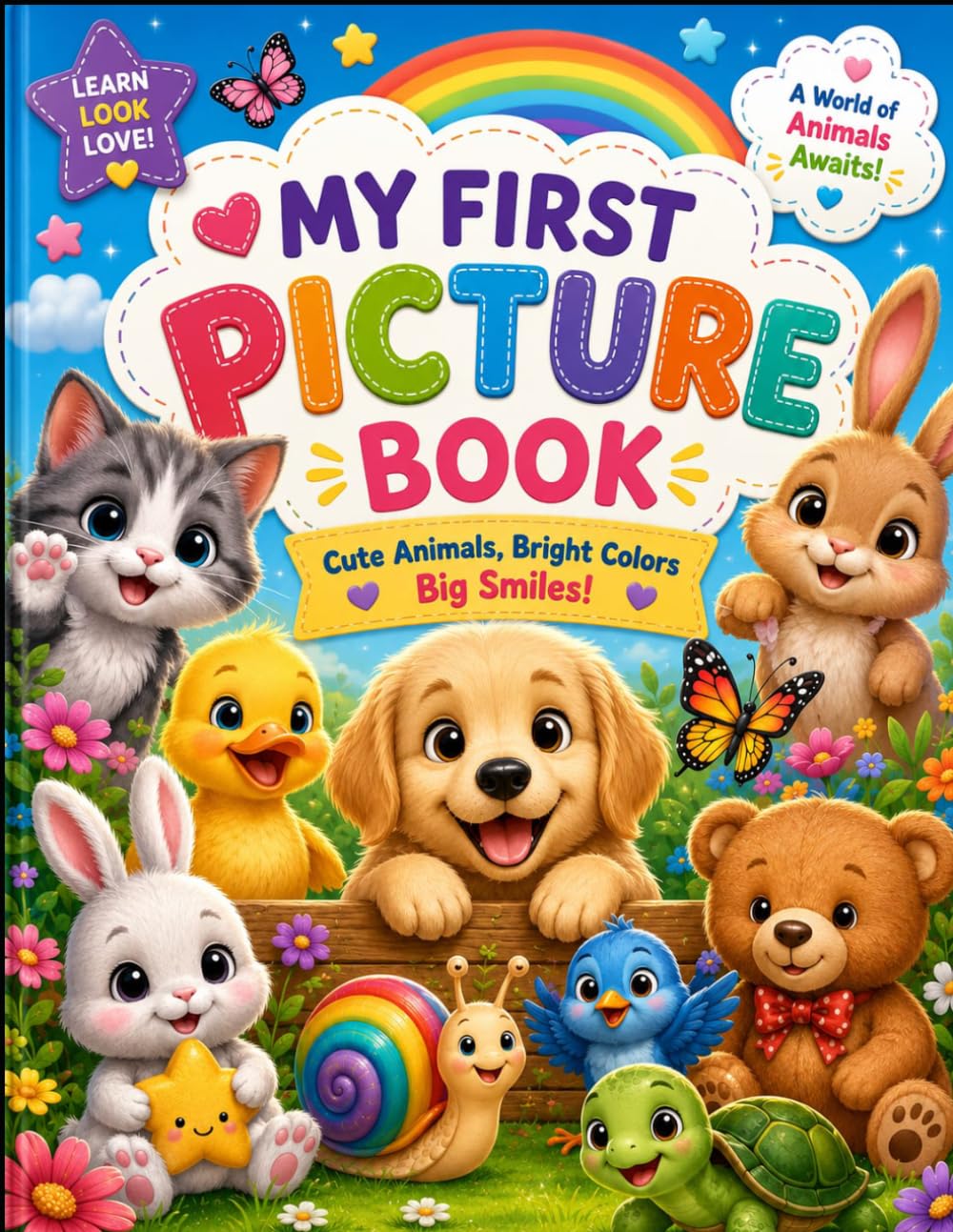 Little Animal Wonders: A Colorful Adventure with Cute Animals, Birds & Nature Friends
