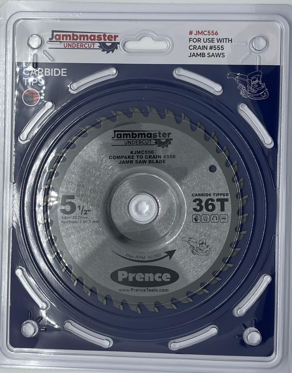 Jambmaster JMC556 Replacement Undercut Jamb Saw Blade Comparable to Crain 556