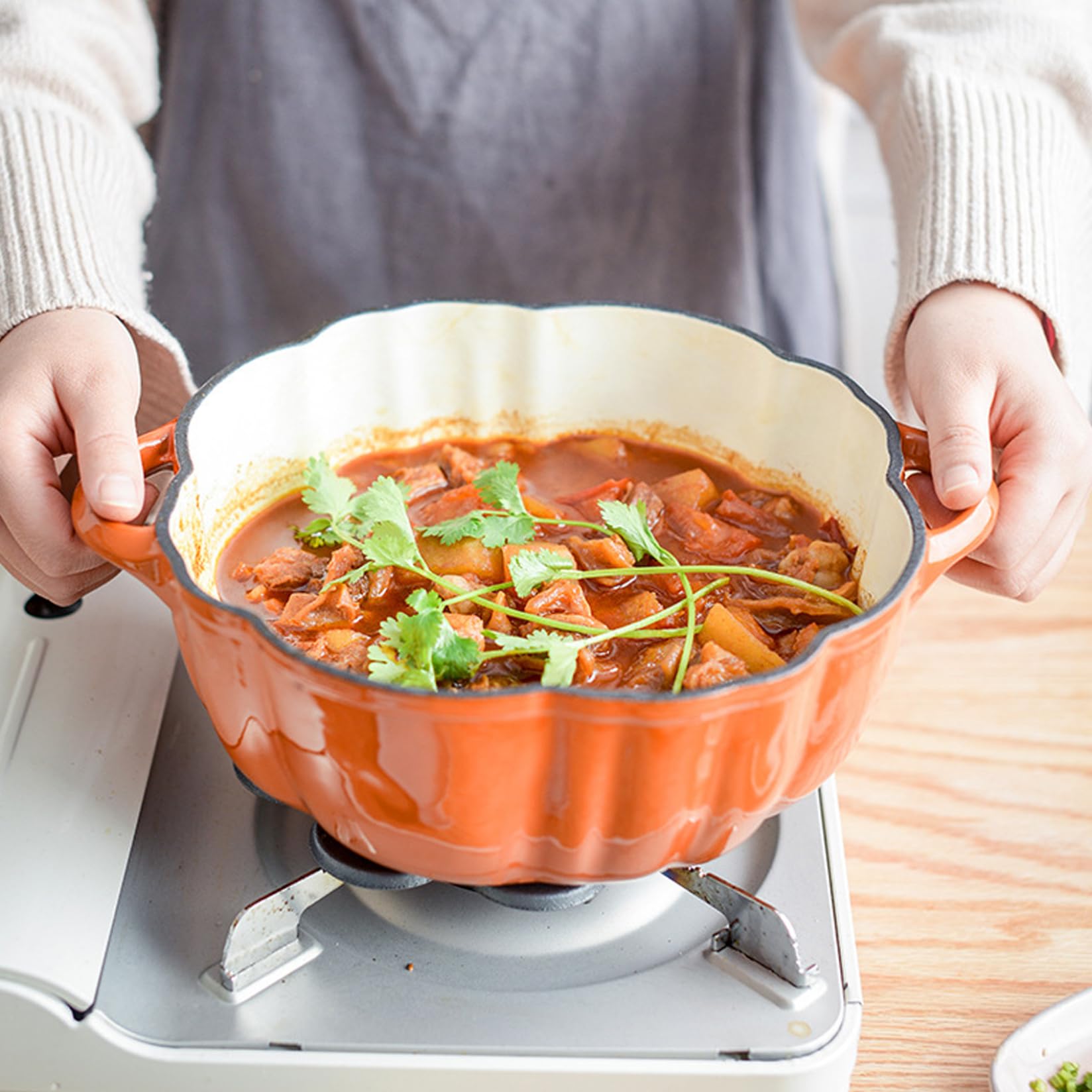 Staub Braadpan pompoen kaneel 24 cm kopen? Staub premium verkooppunt