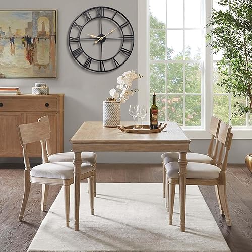 Miniatura 4 de Vantic Reloj de pared grande de 32 pulgadas, reloj de pared de metal de gran tamaño con número romano para decoración de sala de estar, dormitorio y