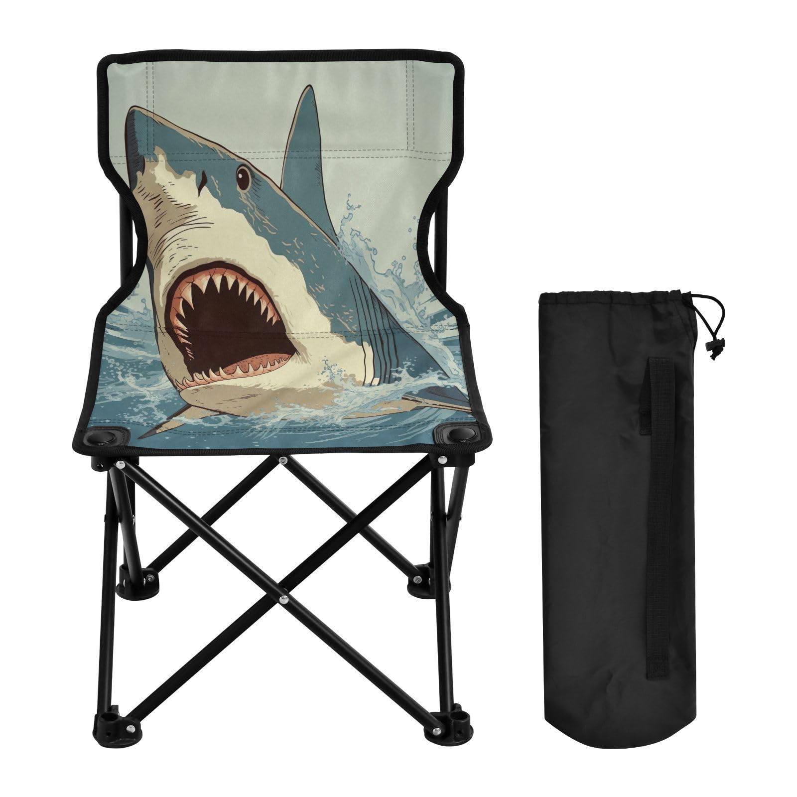 Amazon.com: Msyxl Shark with Teeth Ultralight Camping Chair