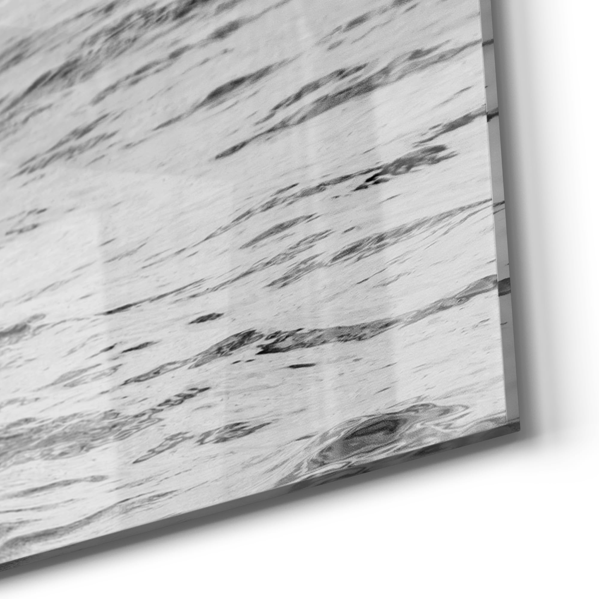DEQORI Cuadro de cristal auténtico, diseño de saltos libres, horizontal, 100 x 50 cm, bonita decoración, mural para salón, dormitorio, pasillo y cocina