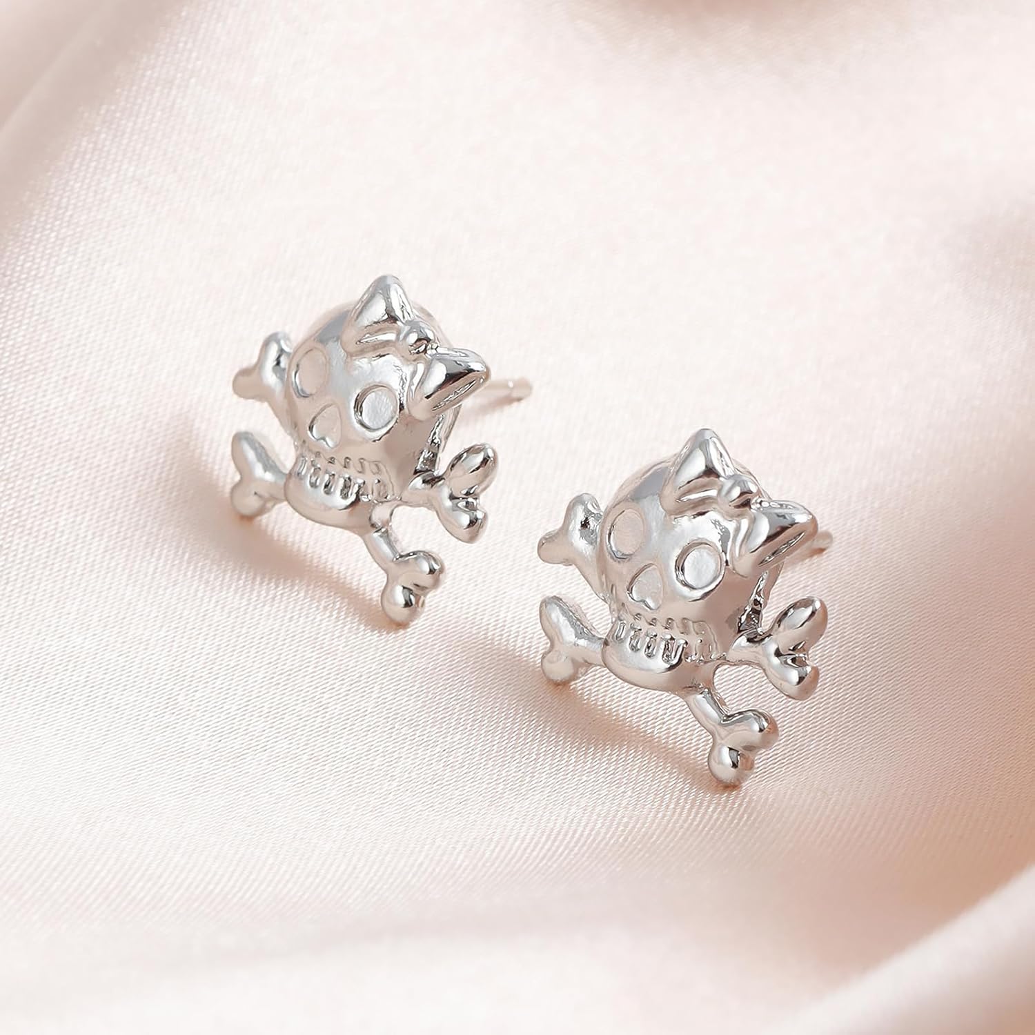 Gothic Earrings Weird Funky Stud Earrings for Women Unique Goth Accessories for Witch Costume Jewelry Novelty Crazy Goth Jewelry as Valentines Day Outfit Party Gifts Womens Halloween Costumes 2026 - Image 4