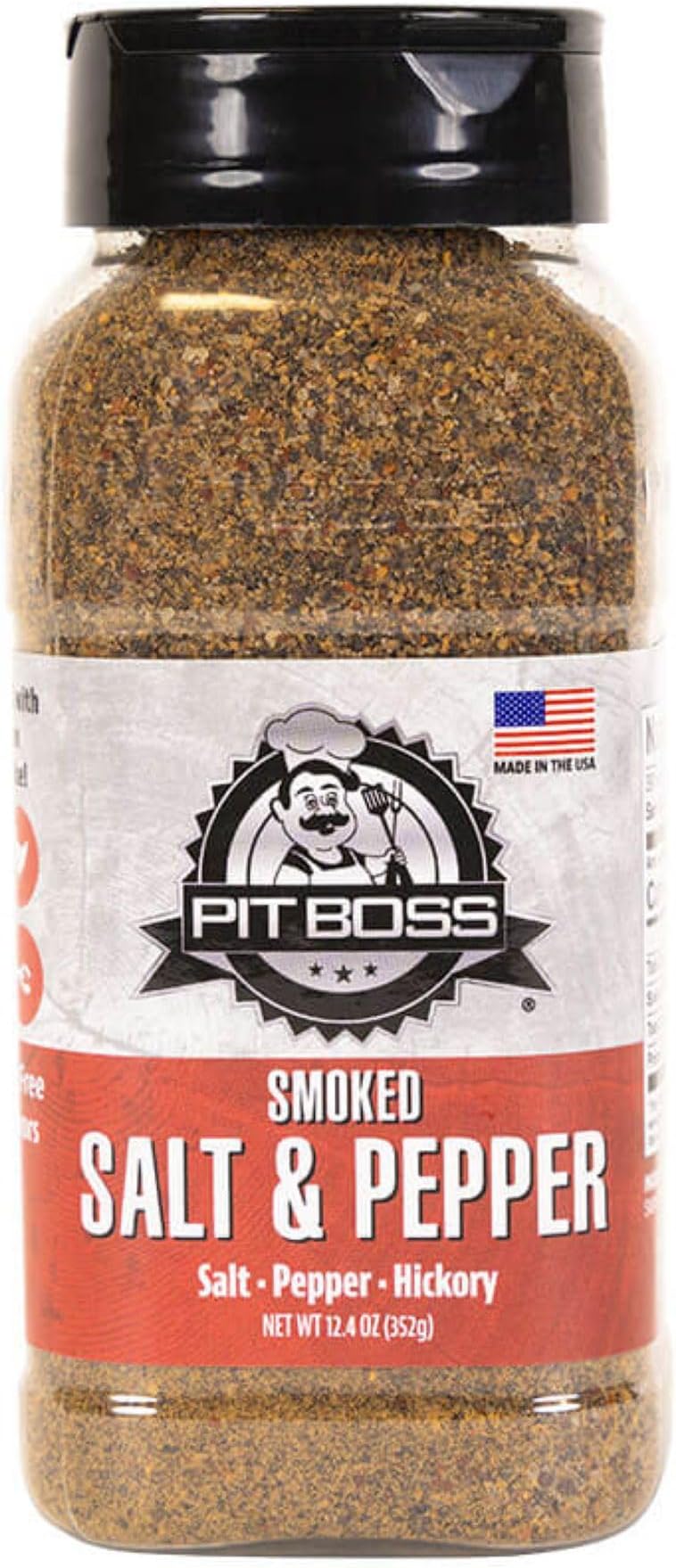 Smoked Salt & Pepper Rub Grill Spices, Multicolored