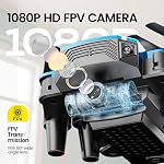 DEERC D20 Mini Drone with Camera for Kids, Remote Control Toys Gifts for Boys Girls with Voice Control, Gestures Selfie, Altitude Hold, Gravity Control, One Key Start, 3D Flips 2 Batteries, Blue
