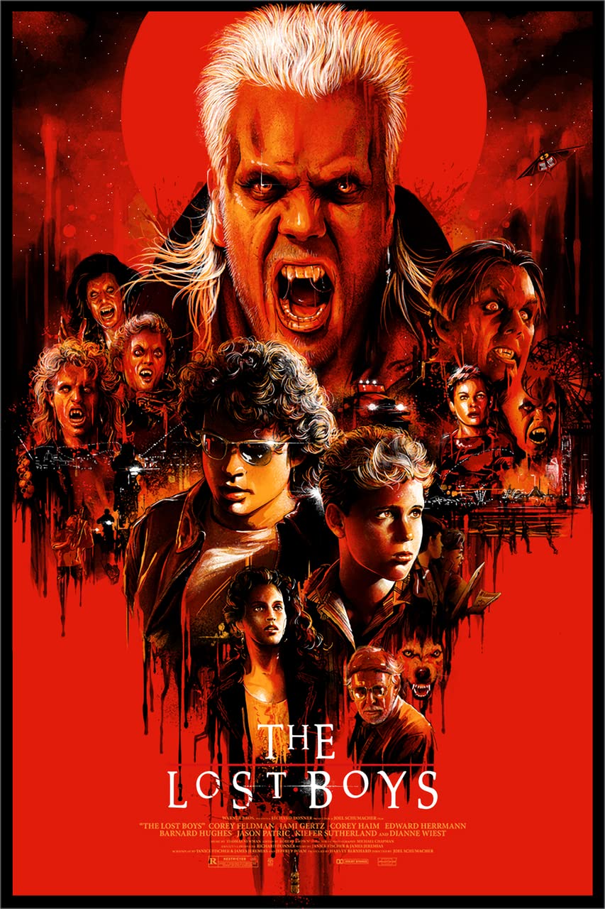 THE LOST BOYS 1987 4 Poster A1 - Movie Art Poster in Various Sizes