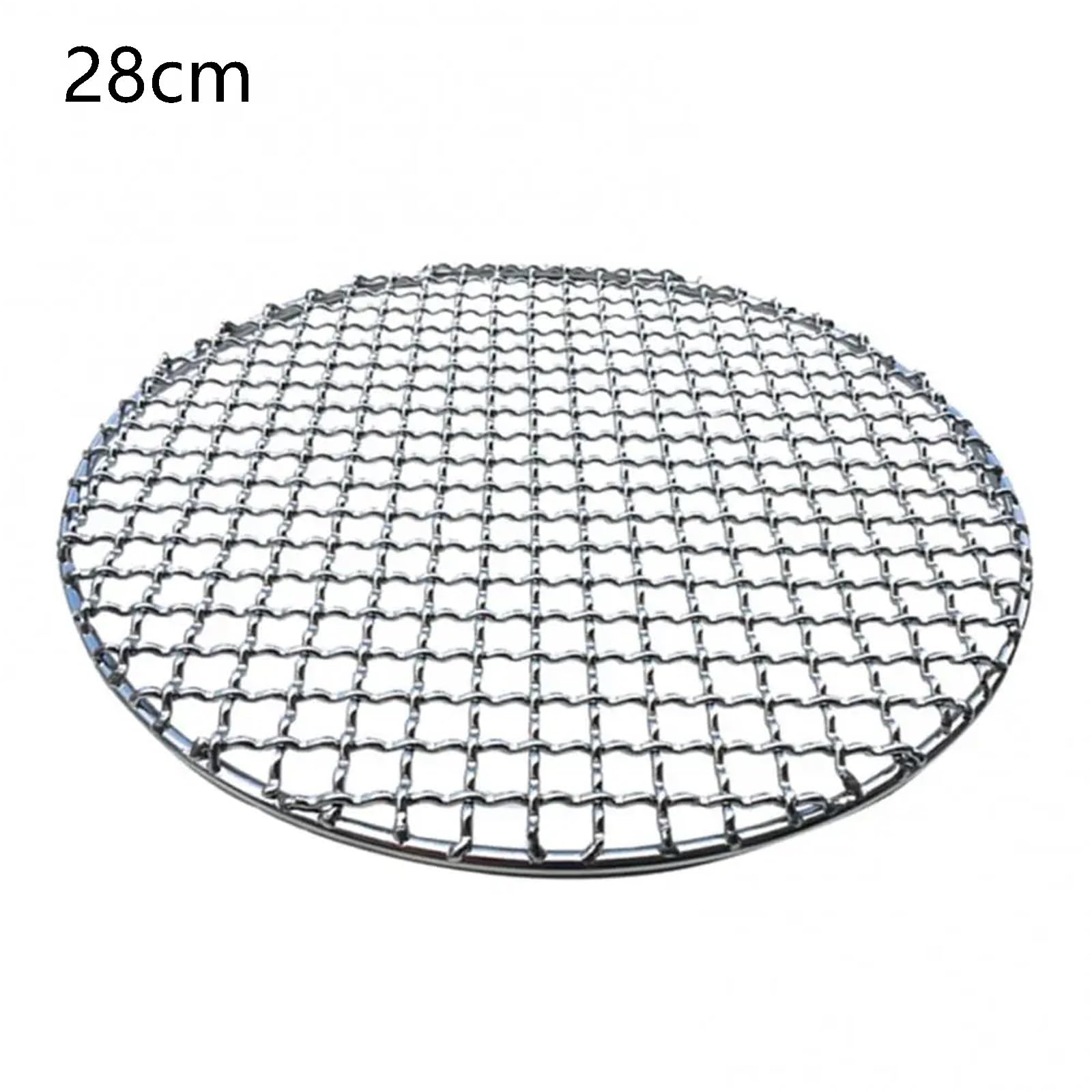 Siatka do grilla BBQ ze stali nierdzewnej, okrągła, 15-38 cm(28cm)