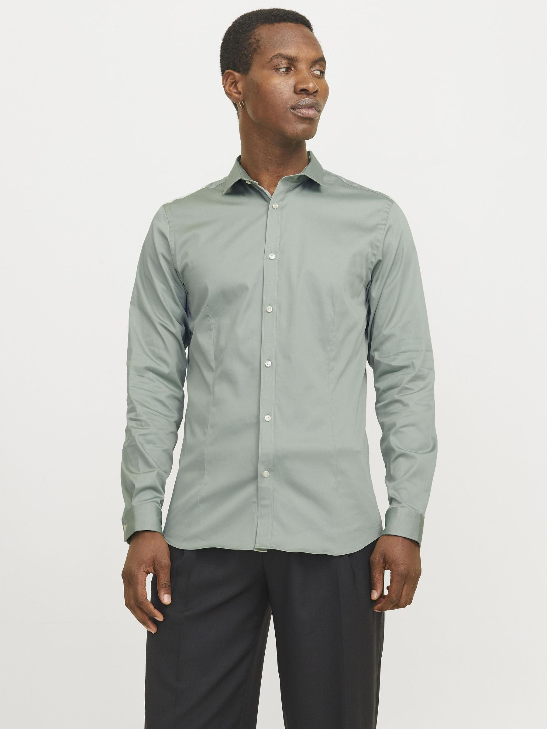 JACK & JONES Male Oberhemd Super Slim Fit Oberhemd | Dress shirt