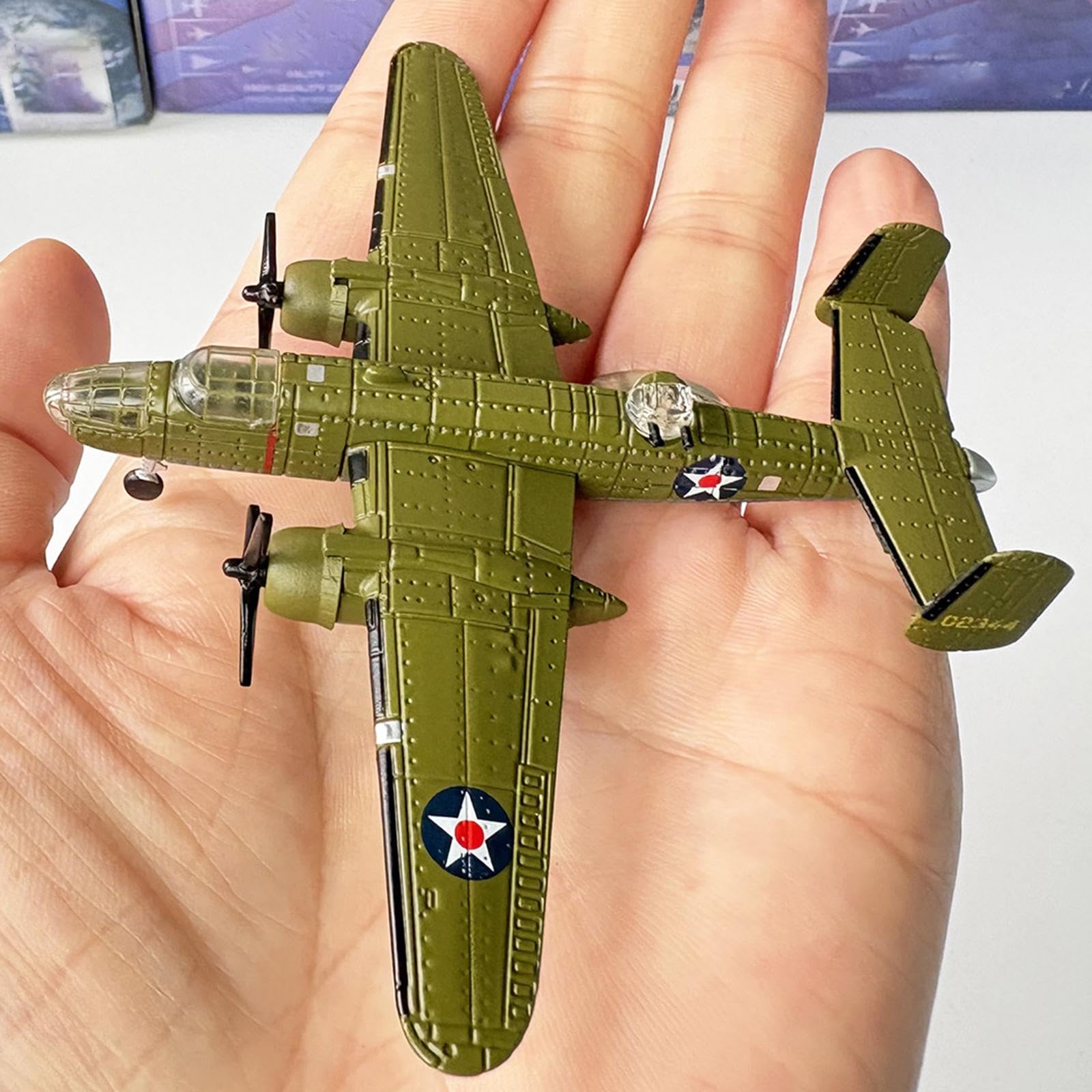 Oshhni Modello di Aereo B25 in 1:200 – Decorazione da Scrivania per